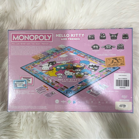 Hello Kitty and Friends Monopoly - Picture 2 of 2